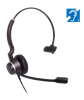 JPL Telecom 575-300-001-QD - JPL-HAC-1 Monaural Hearing Aid Compatible Headset w/QD