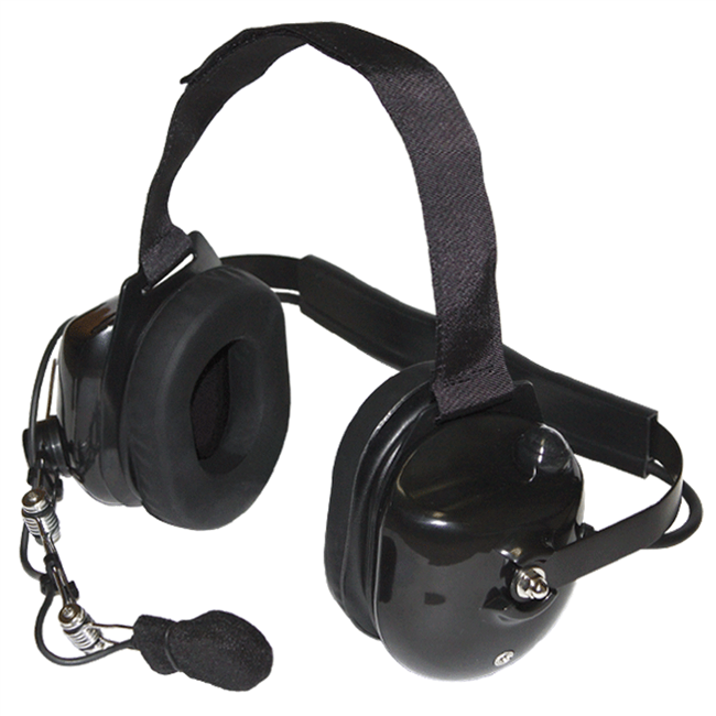 Klein TITAN BK - Back-of-Head Binaural Headset w/Mechanical Boom Microphone