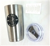 Klein 51197 SS - Chill Double Wall Stainless Steel Tumbler w/Iconic Lineman's Logo