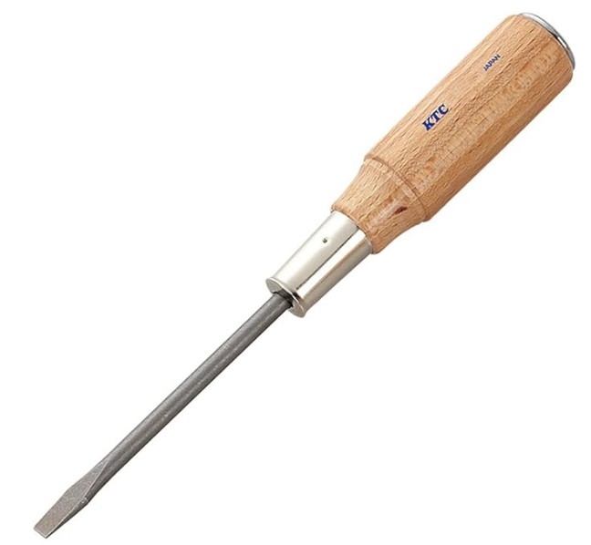 KTC MD-100 + PD-2 - Slotted & Phillips #2 Screwdriver w/Wooden Handle 2PC Set