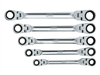 KTC TMR105 - Double-Flex Short Ratchet Box End Wrench 5PC Set - Metric