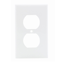 Leviton 80703-x/10 - 1-G Duplex Receptacle Wall Plate Standard Size 10-Pack