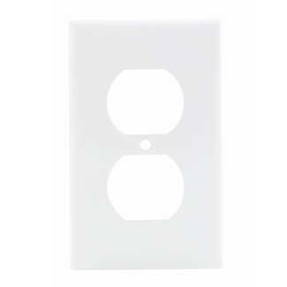 Leviton 80703-x/10 - 1-G Duplex Receptacle Wall Plate Standard Size 10-Pack
