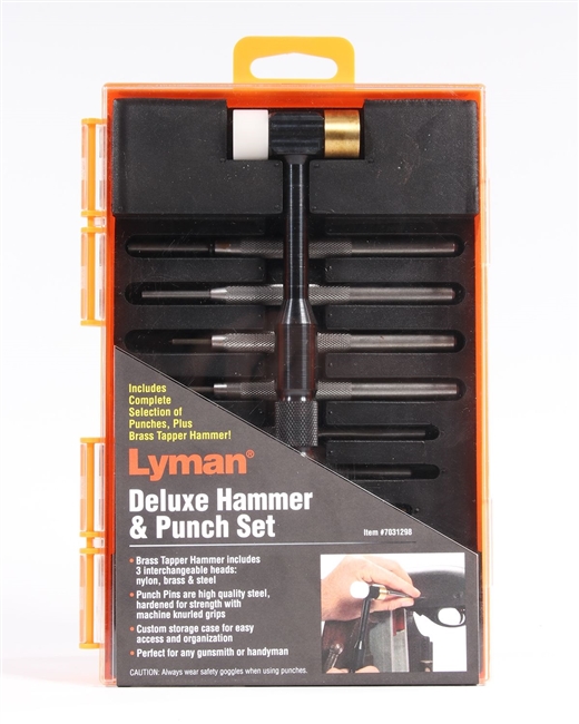 Lyman 7031298 - Deluxe Hammer and Punch 8PC Set