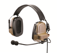 OTTO V4-11032XX - NoizeBarrier TAC Headset w/Active Hearing Protection & Noise-canceling Boom Mic