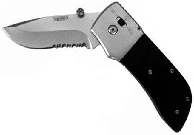 Seber RK1100CP - Drop Point Ratcheting Knife Collectible