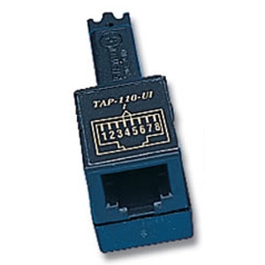Siemon TAP-110-U1 - 110 Test Adapter 1-Pair to RJ-11, USOC Wiring (6P2C)