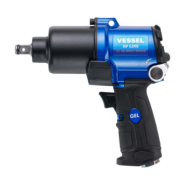 Vessel / SP Air - VSP-1148 - 1/2" Air Impact Wrench w/Gel Grip