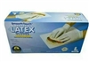 Sunset LAT103PF LG - Smooth-Touch Powder-Free Disposable Latex Gloves - Large - 100 Count