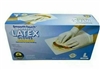 Sunset LAT103PF LG - Smooth-Touch Powder-Free Disposable Latex Gloves - Large - 100 Count