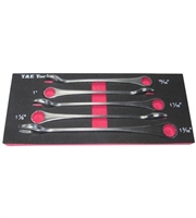 T&E 13115 - Dolphin SAE Combo Jumbo Wrench 5PC Set Tools & Equipment