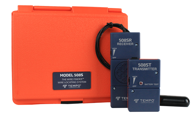 Tempo 508S-G - Mini Cable / Wire Locator System w/Case