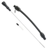 TSP SP8202BK - Braided SS Transmission Dipstick - GM 700R4 - Black Aluminum