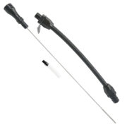 TSP SP8202BK - Braided SS Transmission Dipstick - GM 700R4 - Black Aluminum