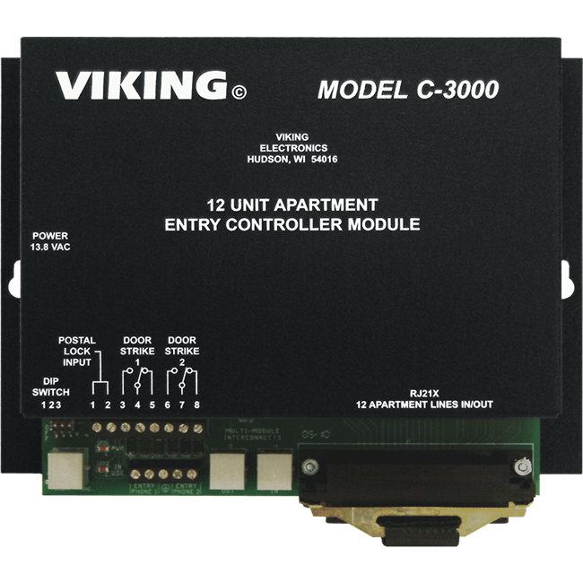 Viking C-3000 - Apartment Telephone Entry System Controller
