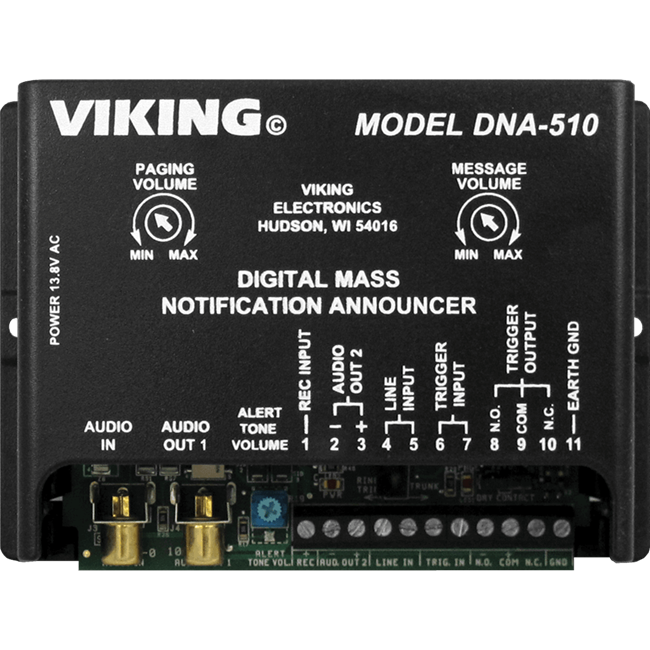 Viking DNA-510 - Digital Mass Notification Announcer