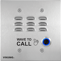 Viking E-32TF-IP-EWP - Touch-Free VoIP Entry Phone Stainless Steel