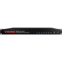 Viking PA-250-IP - 250 WATT 70V SIP/Multicast Paging Amplifier