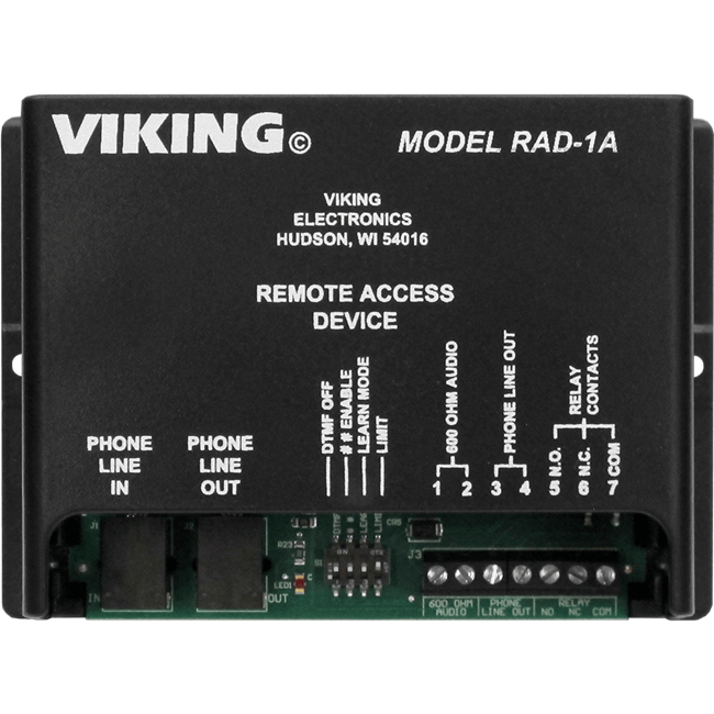 Viking RAD-1A - Remote Access Device 1-way paging amplifiers w/Authorized