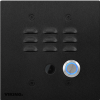 Viking X-35-BK-EWP - Compact IP Video Entry Phone / Intercom w/HD Video w/EWP Black