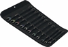 Wera 05020017001 - Joker Combo Ratcheting Wrench 11PC Set w/Wrench Roll - Metric Black Limited Edition
