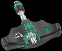 Wera 05023461001 - T-handle Ratchet w/Bit-holding 1/4" Drive