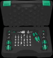 Wera 05074739001 - Adjustable Torque Screwdrivers w/Case 0.3-6.0 Nm, 27PC Set