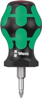 Wera 05008850001 - Phillips Stubby Screwdriver PH1 - Green