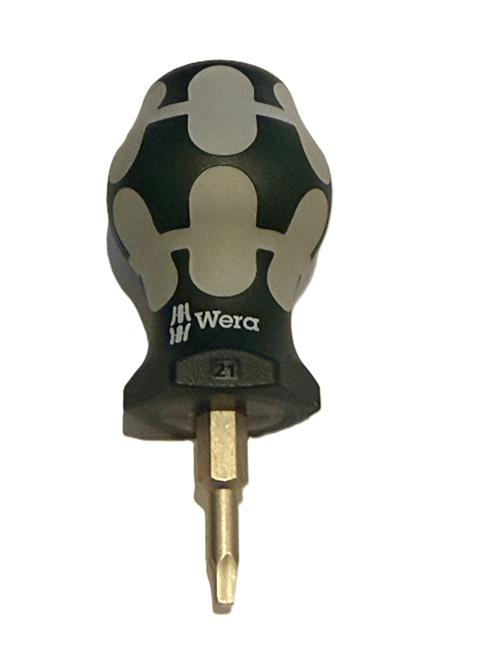 Wera 05008863001 - Square Head Stubby Screwdriver #1 - Black