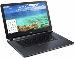 Acer 15.6" HD Chomebook, Intel Celeron N3060, Intel HD Graphics 400, 4GB, 32GB eMMC HDD, Webcam, WiFi, CB3-532-C4ZZ