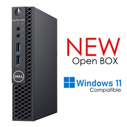 New Open Box - Dell 3060 Core I3 8100T 16 GB RAM 256 GB M2 SSD Windows 10 Pro Micro Desktop Computer PC