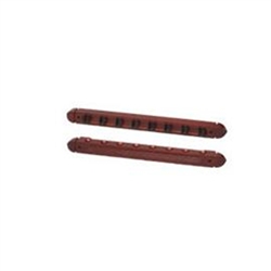 Pool Cue Wall Rack (2 PC) Holds 8 Cues