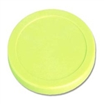 Large Green Plastic Puck (3 1/4")