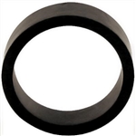 FLIPPER RUBBER 1 1/2" X 1/2" - BLACK
