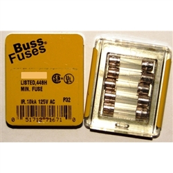 Fuses - 1A 250V MINI GMA Fast Blow (Pack of 5)