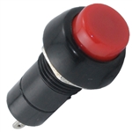 Momentary Miniature Round Pushbutton - Red