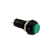 Momentary Miniature Round Pushbutton - Green