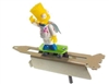 BART ON SKATEBRD ASSY FIGURINE SIMPSONS PARTY PIN