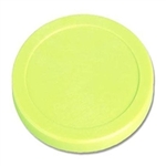 Small Green Plastic Puck (2 1/2")