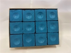 Master Cue Chalk (12 pack) Blue