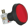 Large Round Illuminated Pushbutton - RED