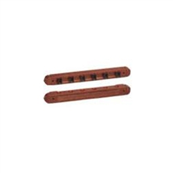 Pool Cue Wall Rack (2 PC) Holds 6 Cues