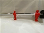 COMPLETE FA.BI TABLE PLAYER RODS - 2MAN RED