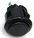 SANWA PUSHBUTTON 24MM BLACK
