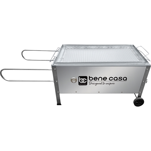 Bene Casa Professional Sided Pig Roasting Box 100 LB Capacity - Stainless Steel