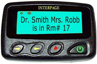 Interpage 2190 2/4 Line Alphanumeric Pager