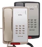 Scitek Aegis P08 Ash/Black Hotel Guest Phone