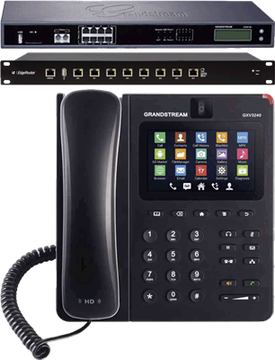 Video Phone, Network & WiFi Bundle VNW-20-GXV3240