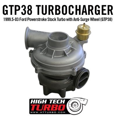 1999.5-03 Ford Powerstroke Stock Turbo with Anti-Surge Wheel (GTP38)