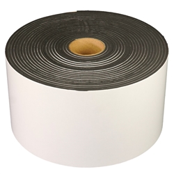 Neoprene 1/4" x 8" x 50' Soundproofing Isolation Gasket Tape